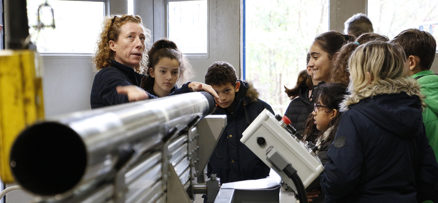 Visite à l'IGE © UGA / Géraldine Fabre