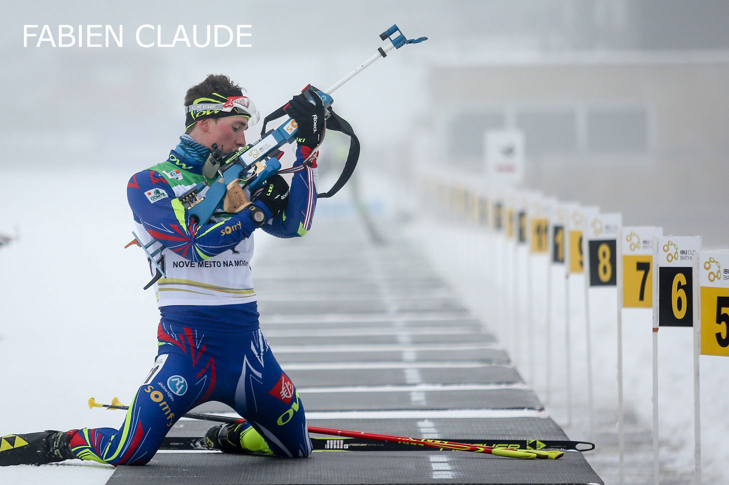 Fabien Claude, diplômé de l’UGA. Equipe de France de biathlon © Shutterstock