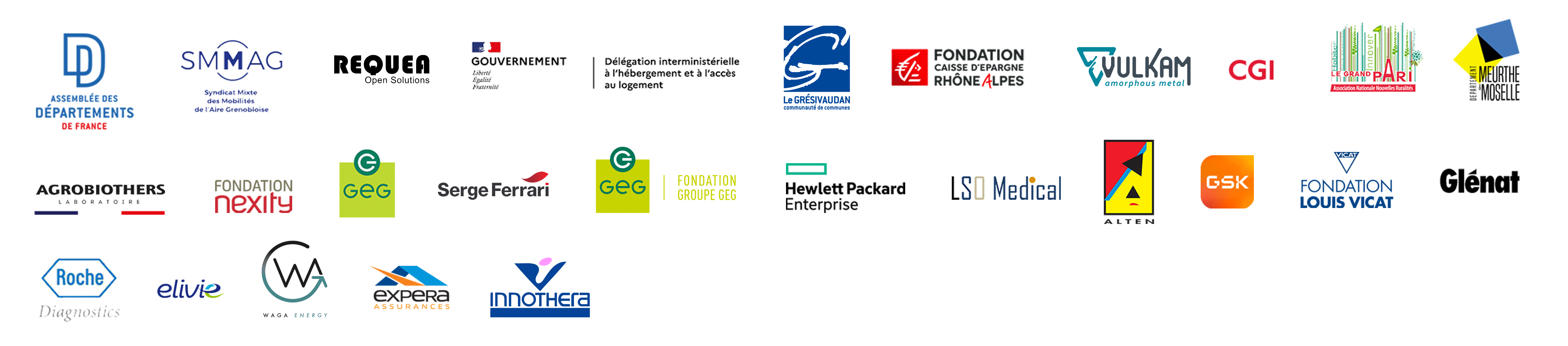 Logos bienfaiteurs
