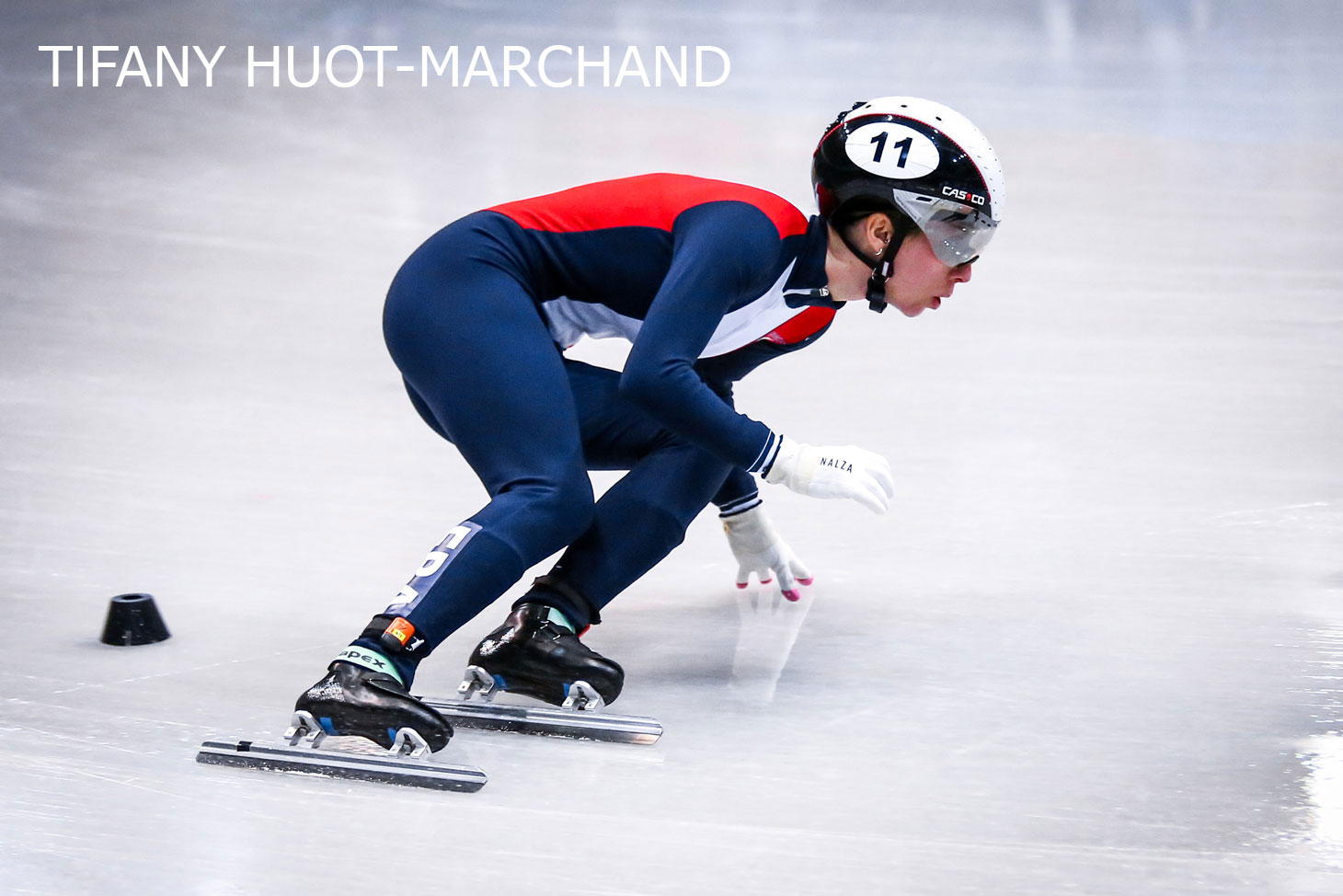 Tifany Huot-Marchand, étudiante à l’UGA. Equipe de France de short-track © Shutterstock