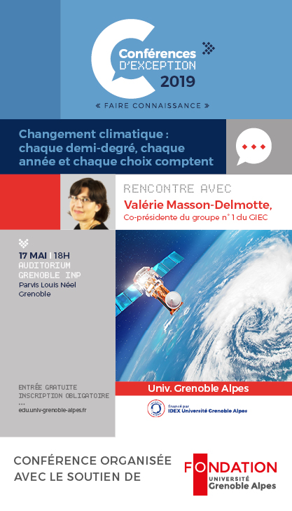 Affiche conférence Masson Delmotte
