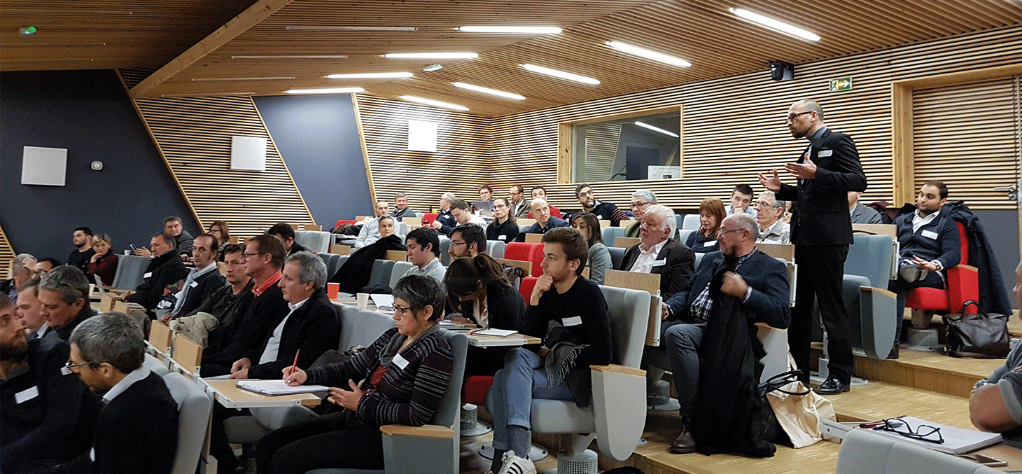 Rencontre avec des industriels autour du newspace, 4 décembre 2017© CSUG